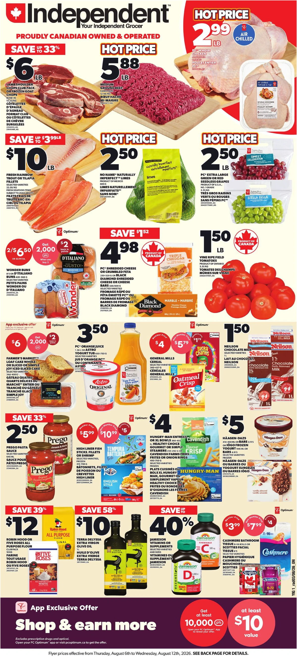 Your Independent Grocer Flyer